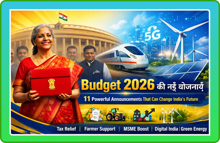 Budget 2026 की नई योजनाएँ