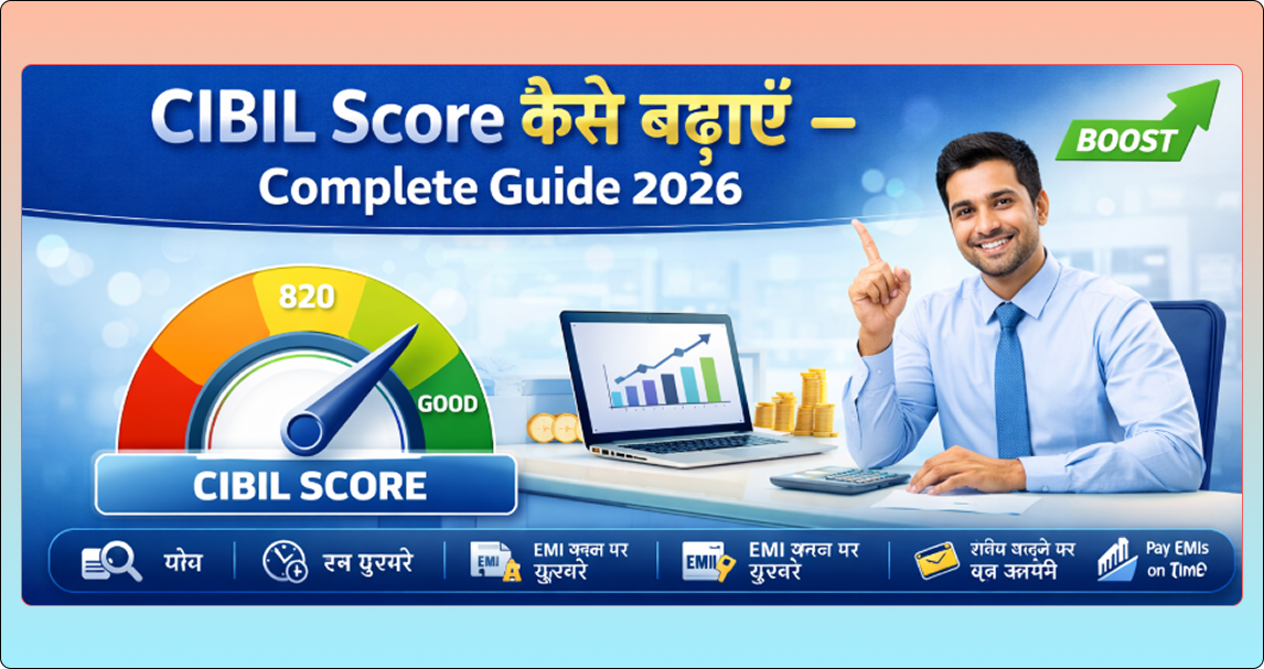 CIBIL Score कैसे बढ़ाएं – Complete Guide 2026