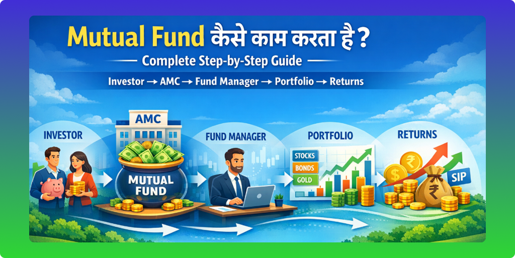 Mutual Fund कैसे काम करता है? – Complete Step-by-Step Guide for 2026